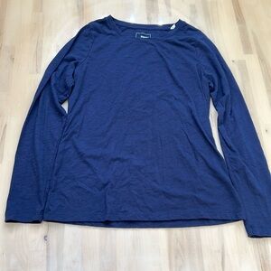 Sonoma size medium solid navy blue the everyday tee